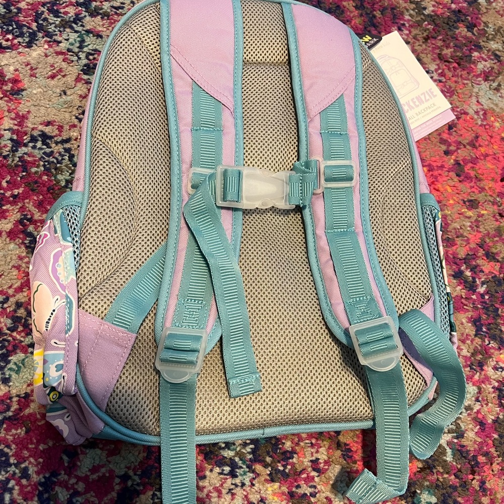 Pottery Barn Kids Butterfly Backpack in Pink and Blue Mackenzie small NWT glow - Picture 3 of 9